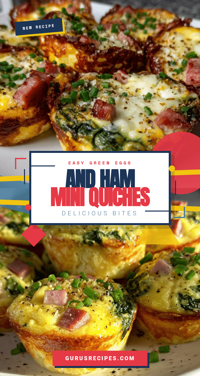 green eggs and ham mini quiche bites recipe