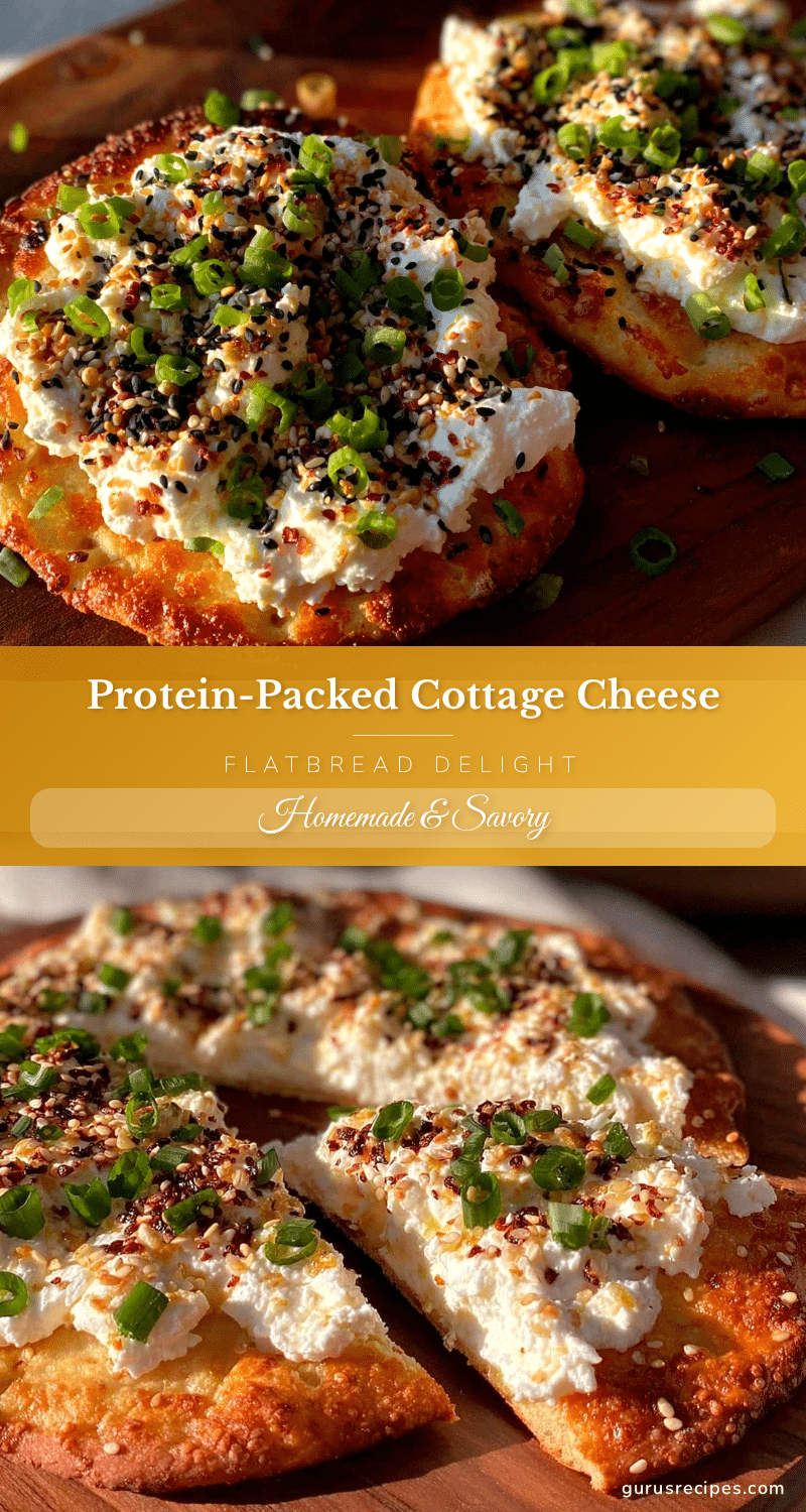 healthy high protein cottage cheese flatbread recipe