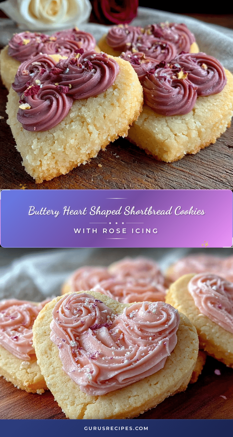 heart shaped shortbread cookies recipe
