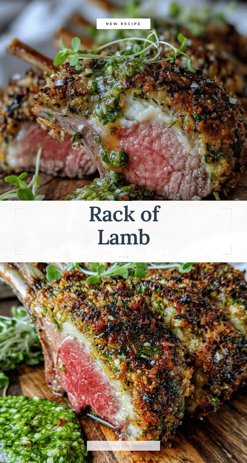 herb crusted rack of lamb recipe