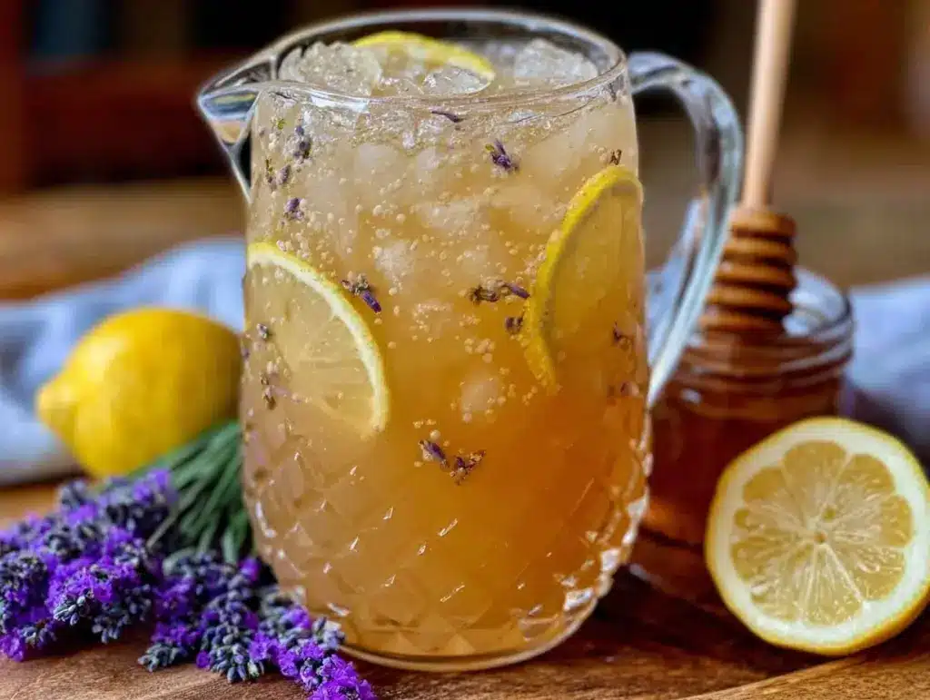 lavender honey lemonade concentrate - featured image
