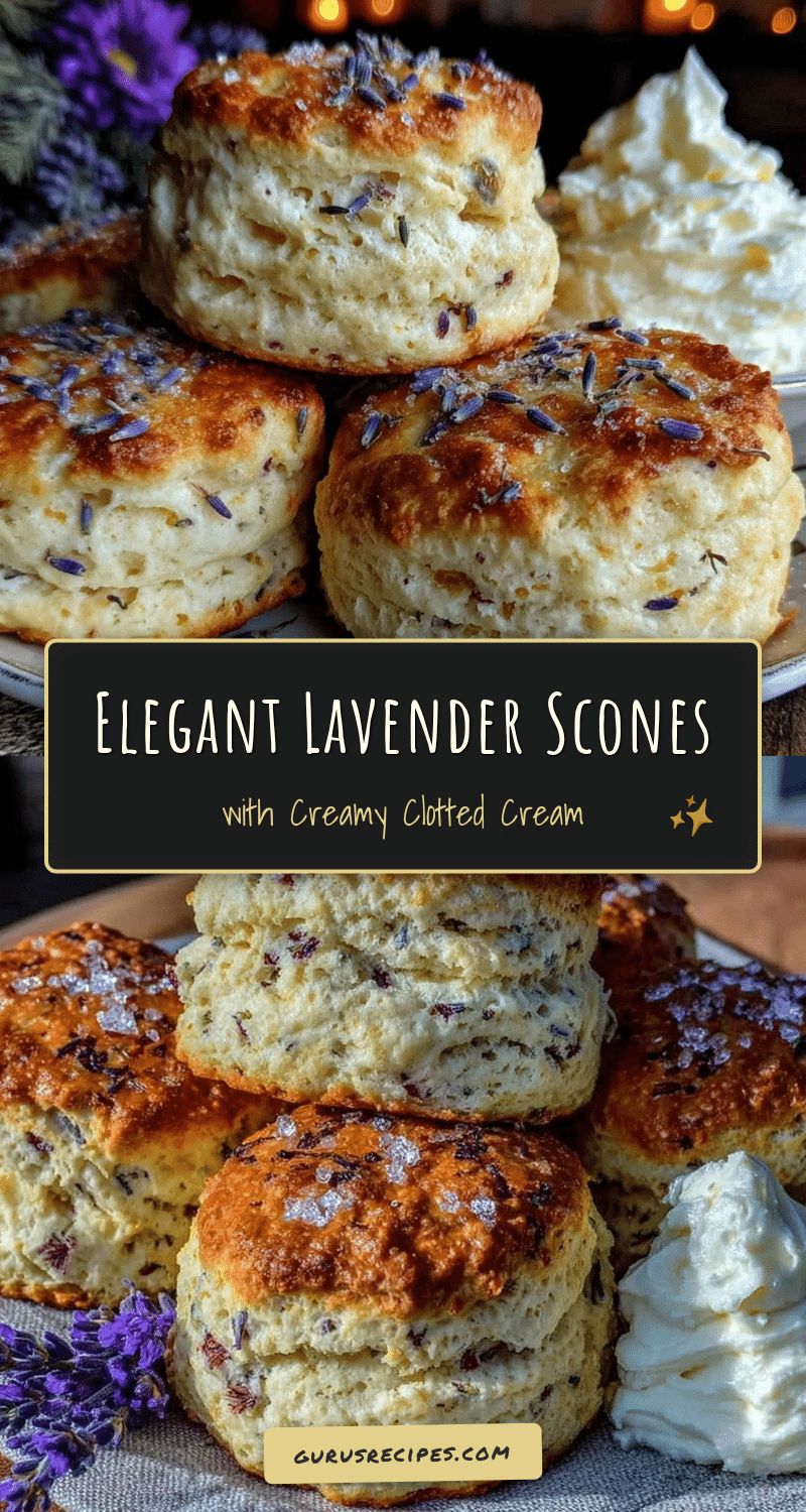 lavender scones with clotted cream recipe