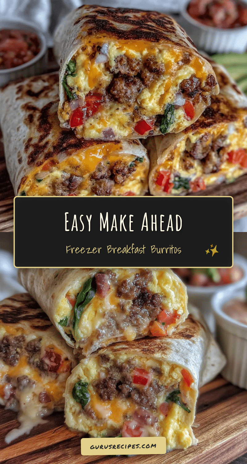make ahead freezer breakfast burritos recipe