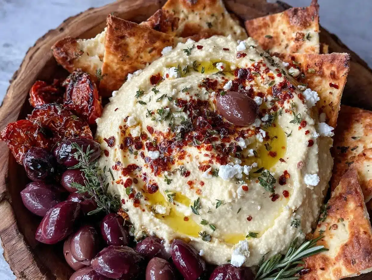 Mediterranean charcuterie board preparation steps