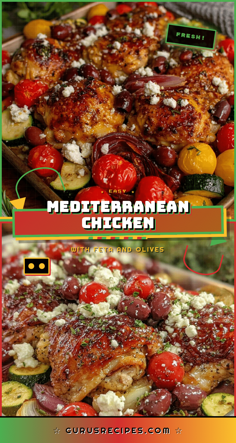Mediterranean Chicken Sheet Pan recipe
