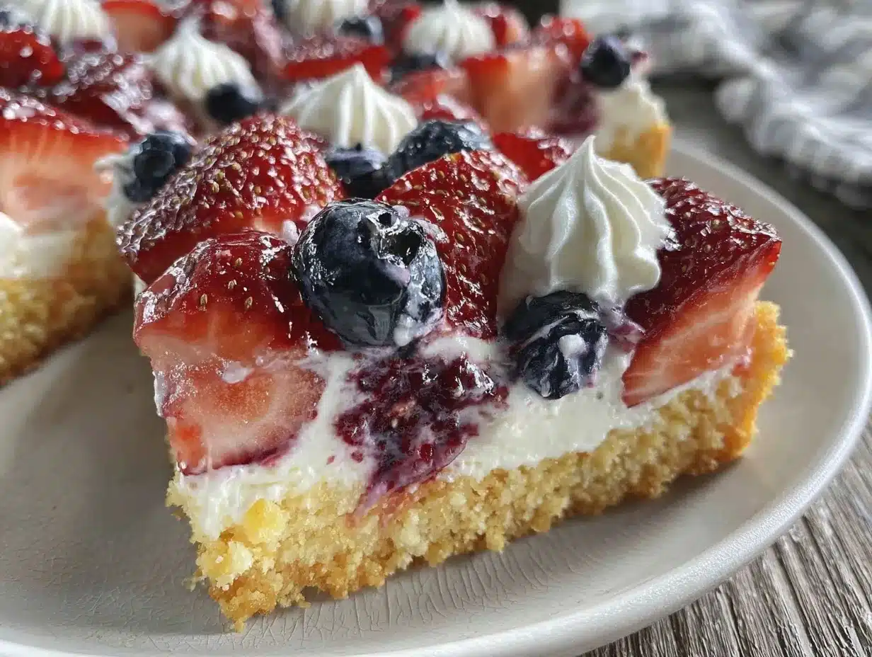 patriotic fruit pizza preparation steps
