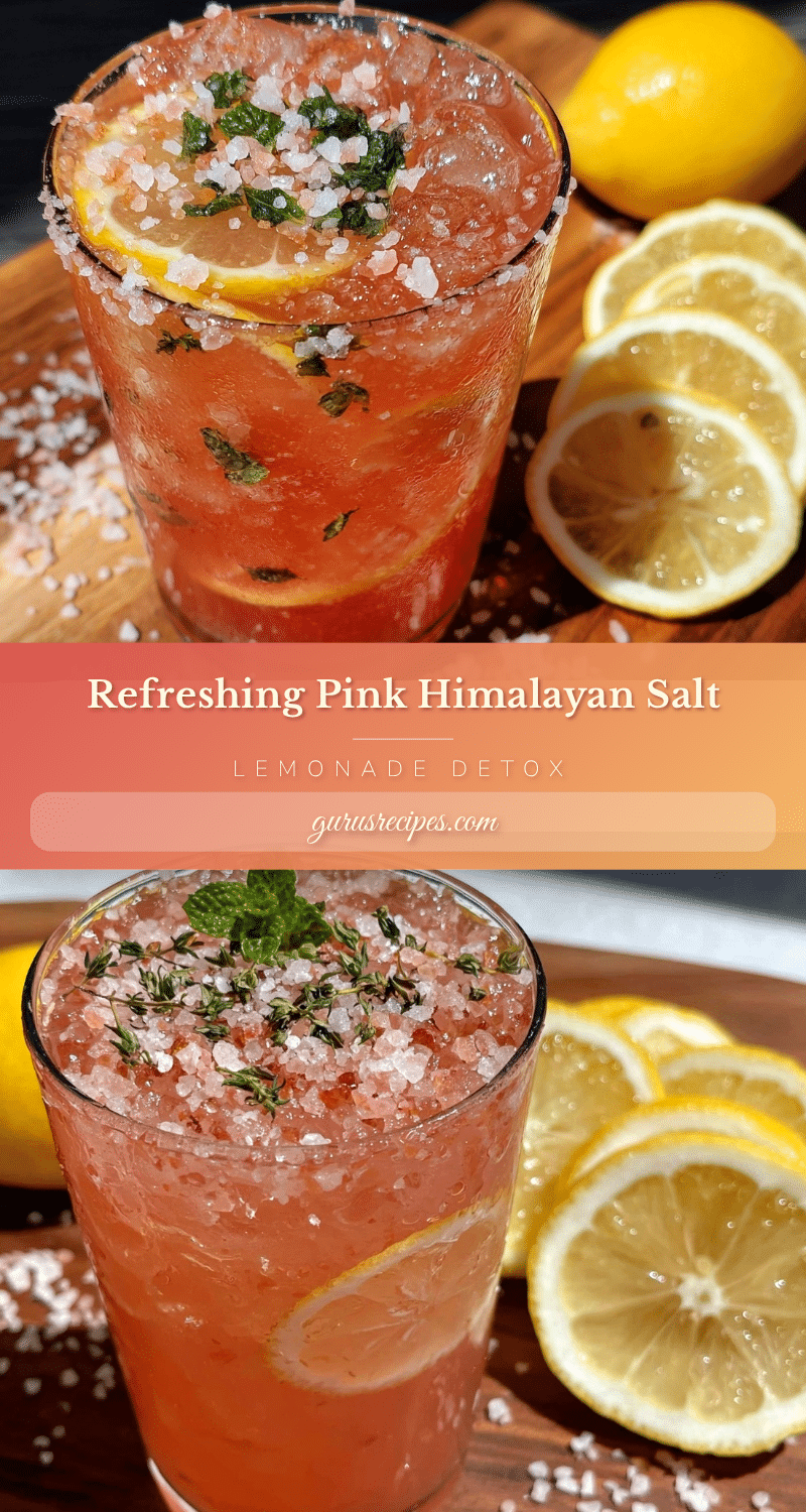 pink Himalayan salt lemonade recipe