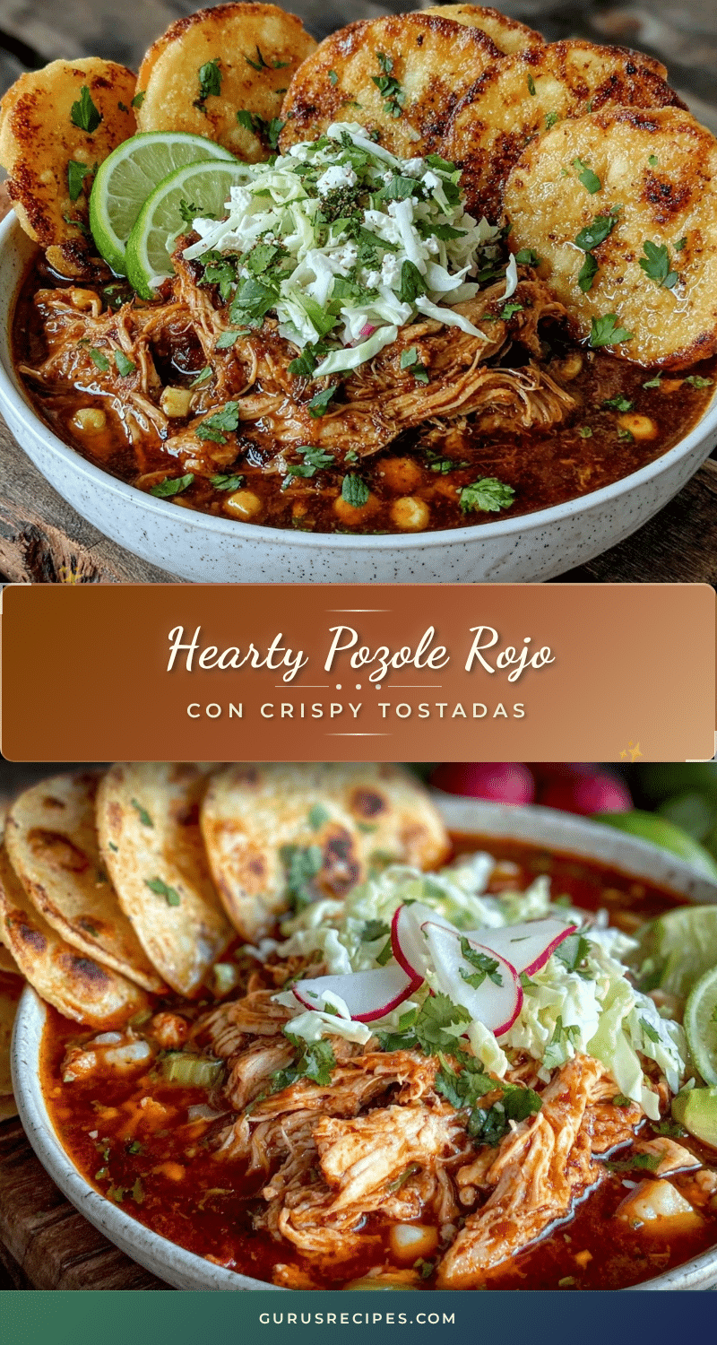pozole rojo con pollo recipe