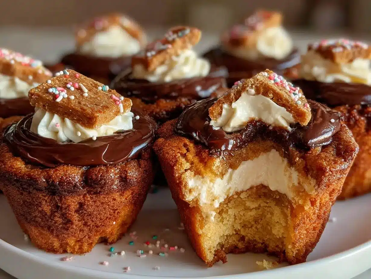 pull-apart cupcake graduation cap cake preparation steps