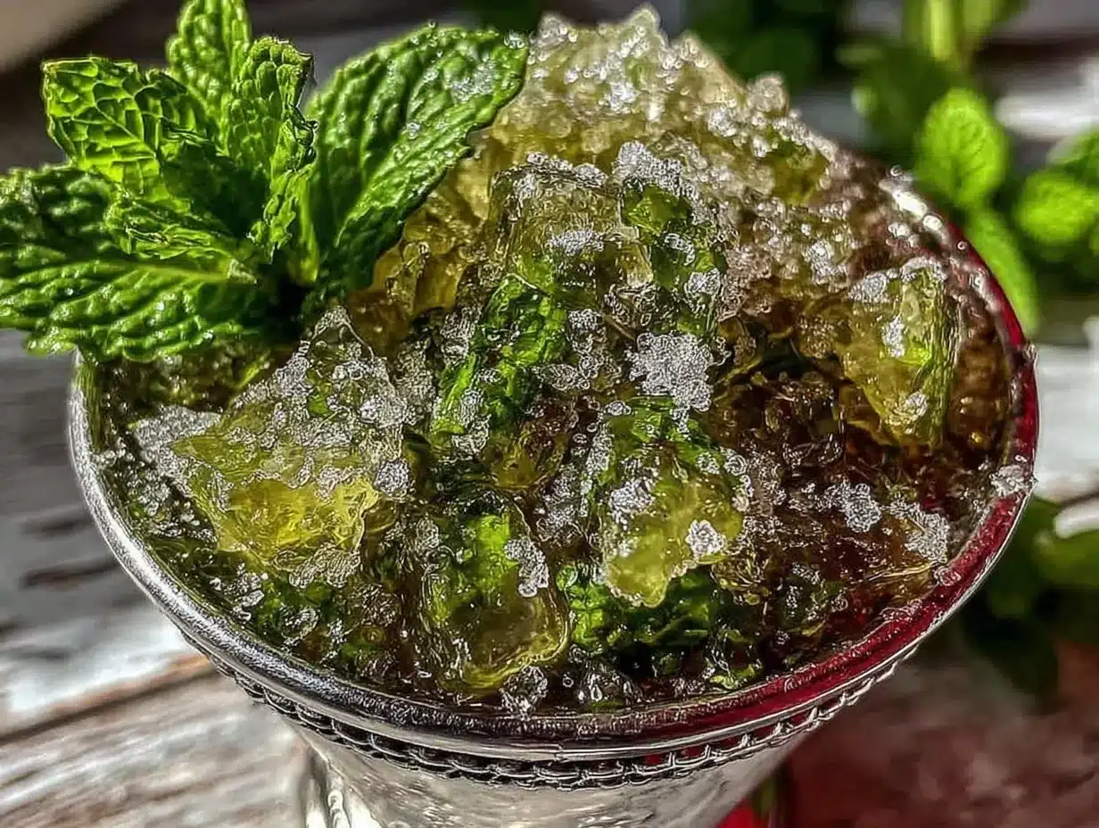 refreshing mint julep preparation steps