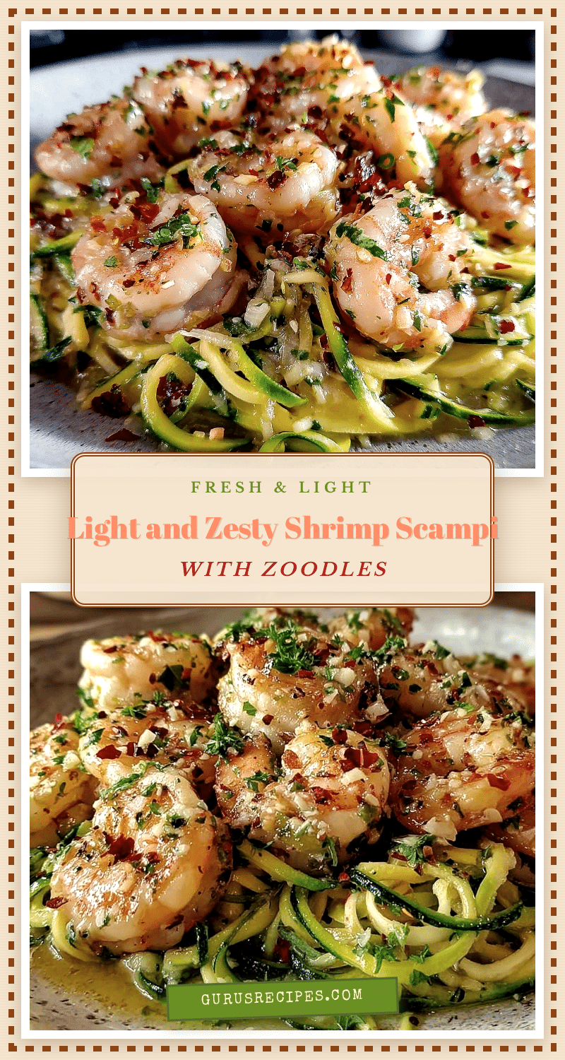 shrimp scampi with zucchini noodles recipe