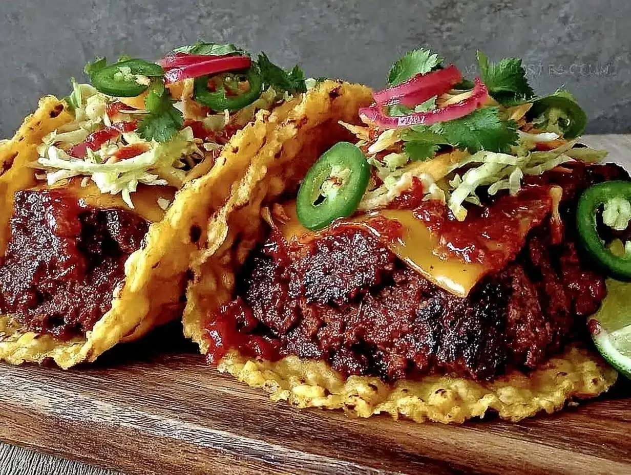 smash burger tacos preparation steps