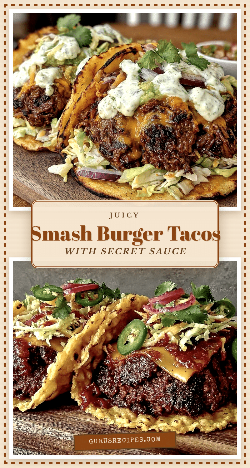 smash burger tacos recipe