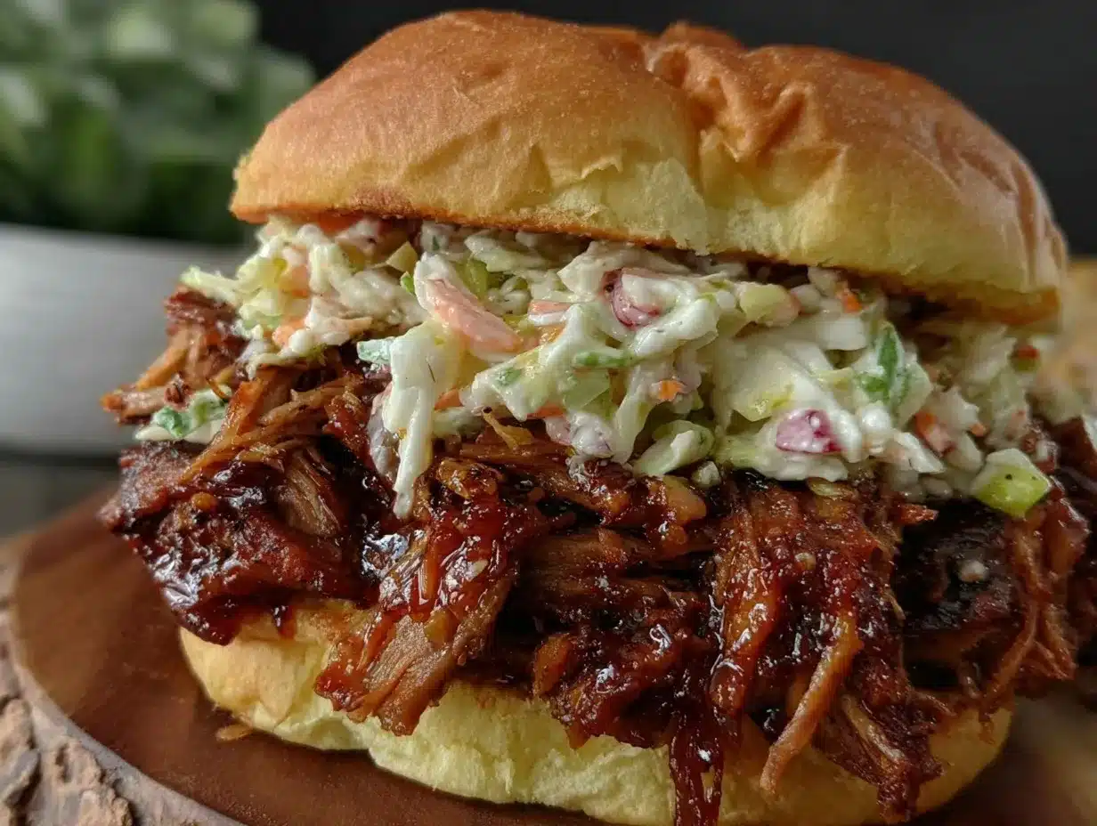 smoked pulled pork sandwiches preparation steps