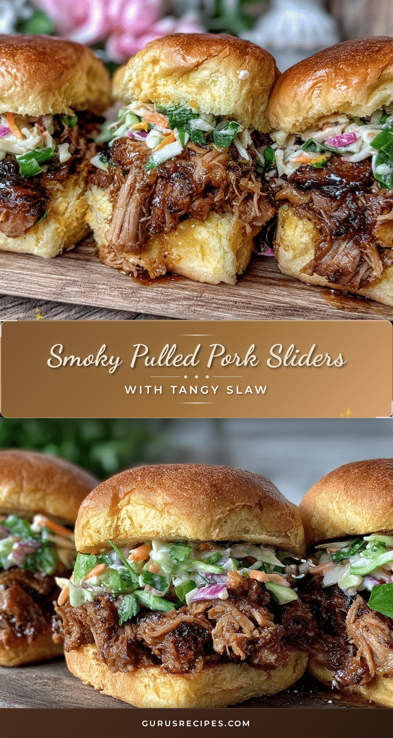 smoked pulled pork sliders recipe