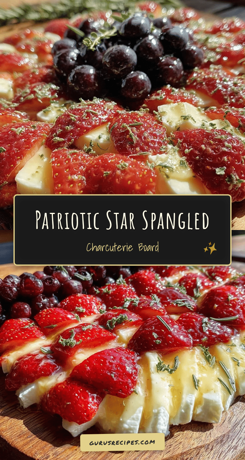 star spangled charcuterie board recipe