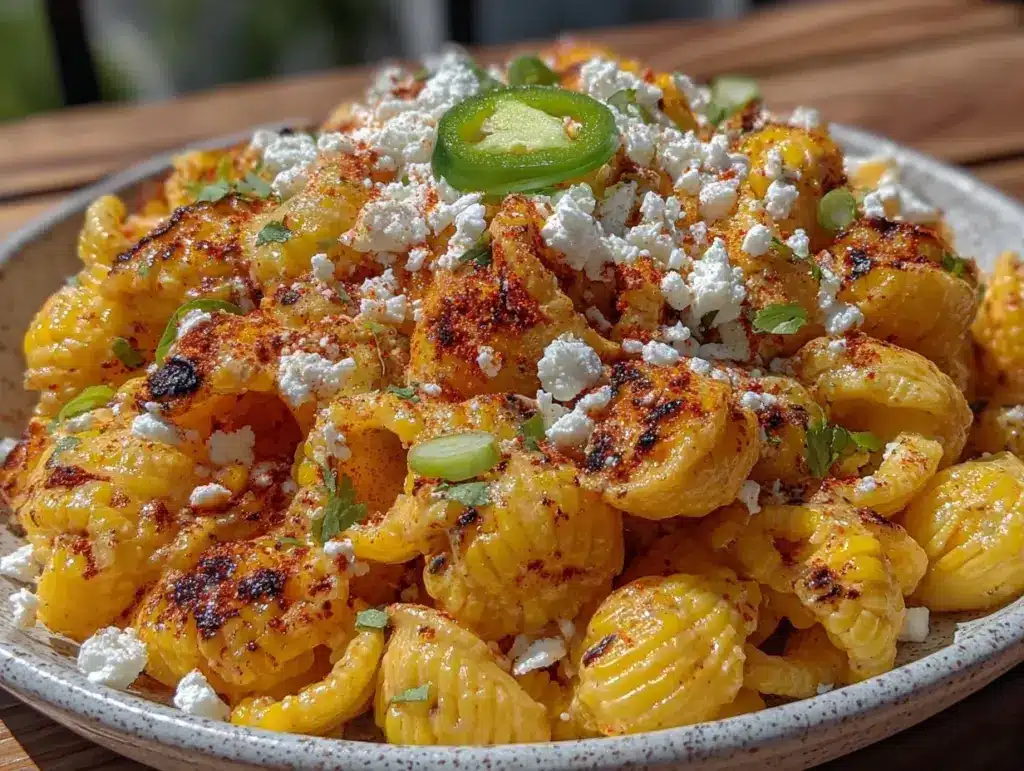 street corn pasta salad - featured image
