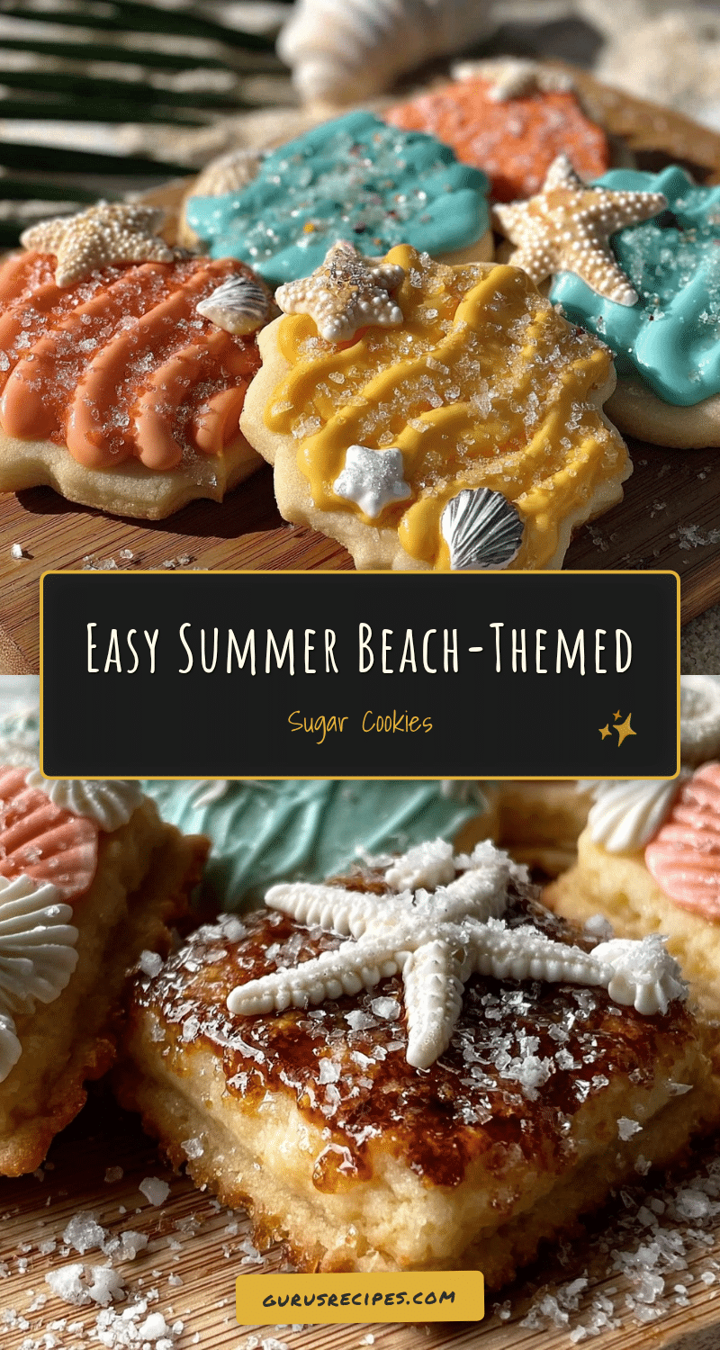 summer decorated sugar cookies recipe