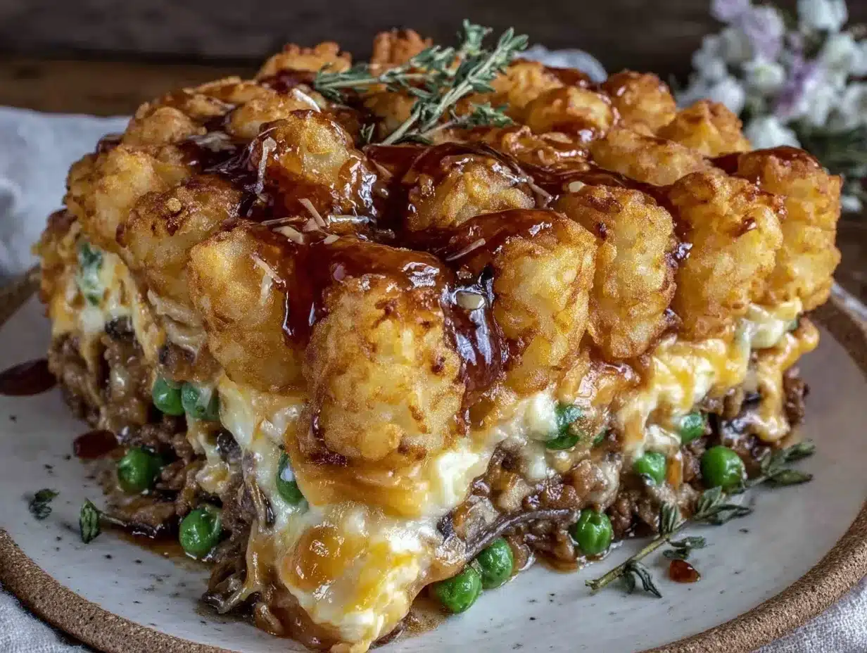 tater tot casserole preparation steps