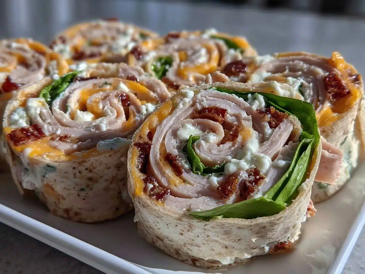 turkey and cheese pinwheels preparation steps