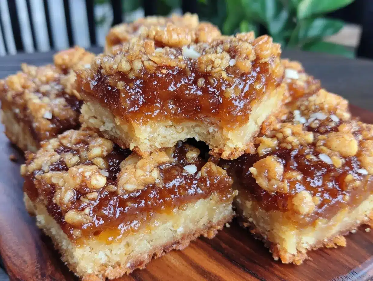 apricot almond crumble bars preparation steps