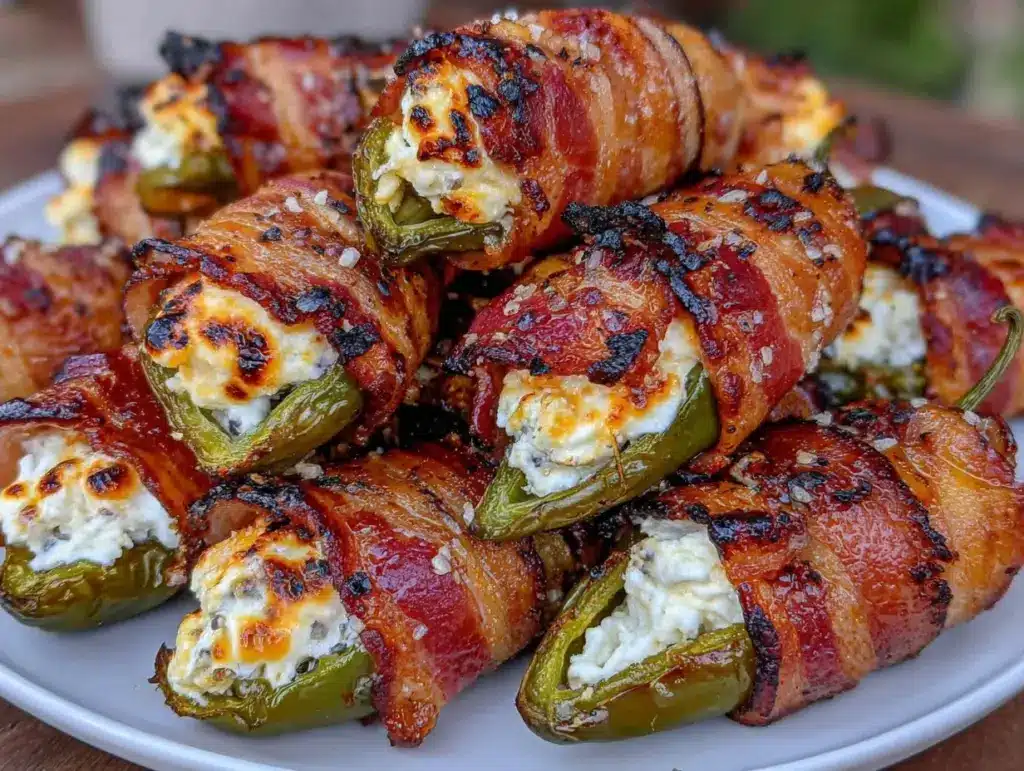 bacon-wrapped jalapeño poppers - featured image