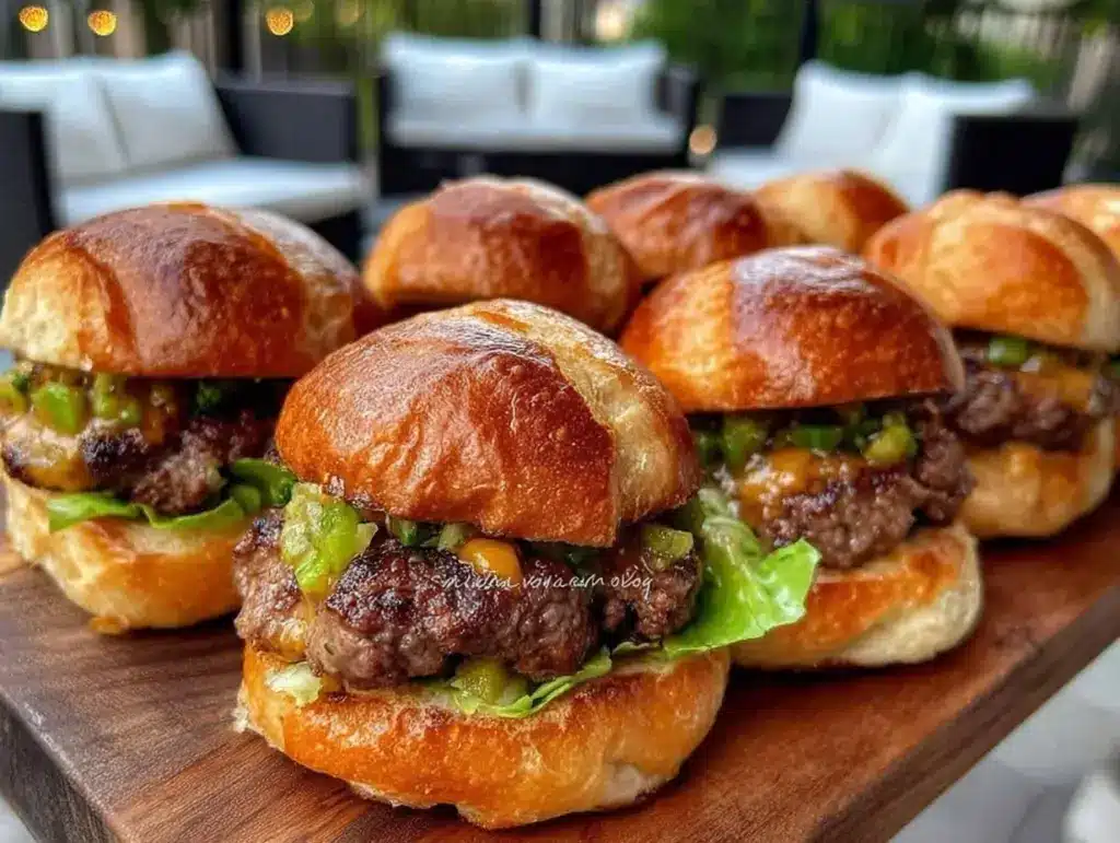 beef sliders recipe - featured image