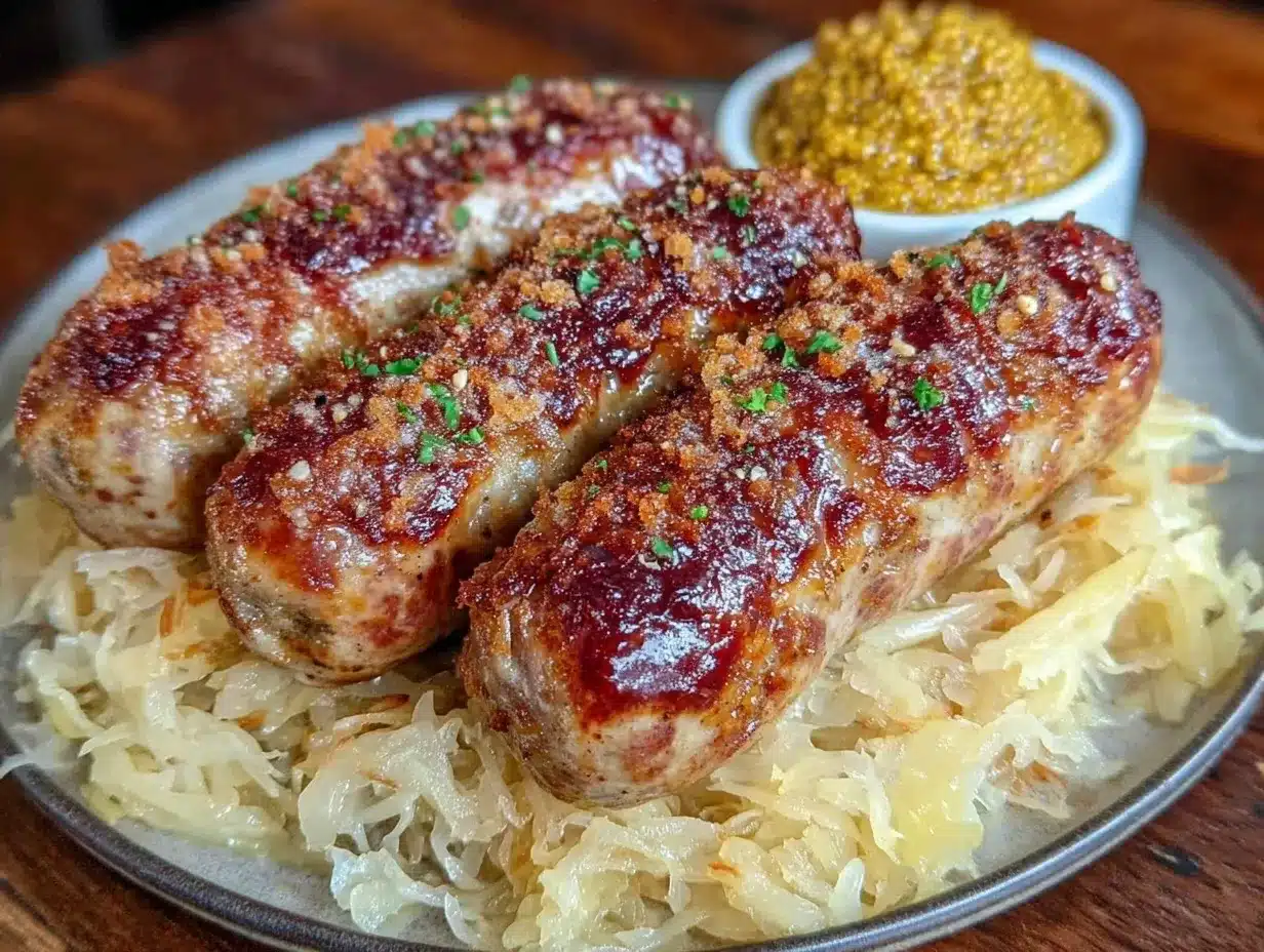 beer-braised bratwurst preparation steps