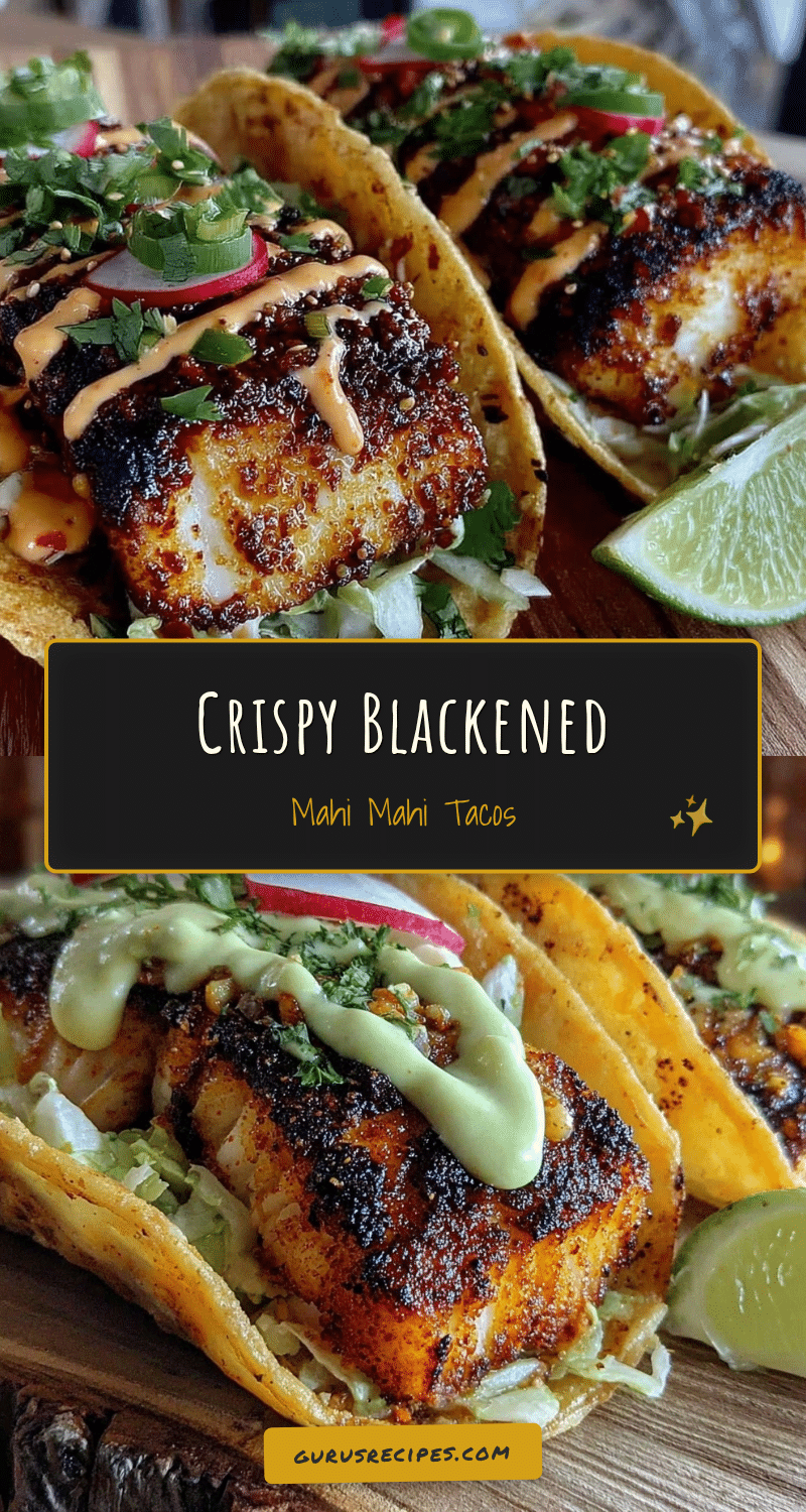blackened mahi mahi fish tacos recipe