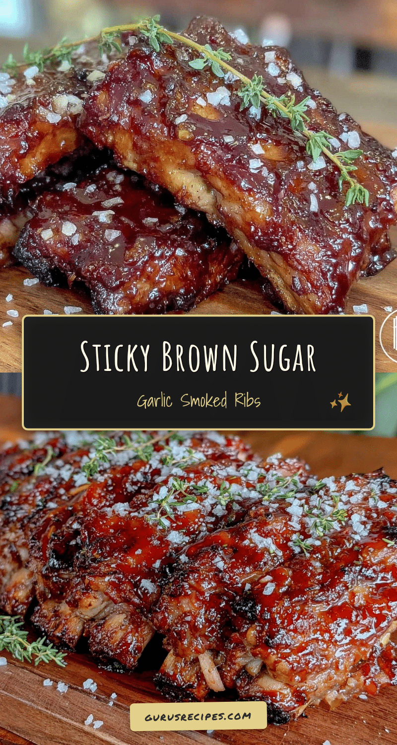 brown sugar garlic smoked baby back ribs recipe