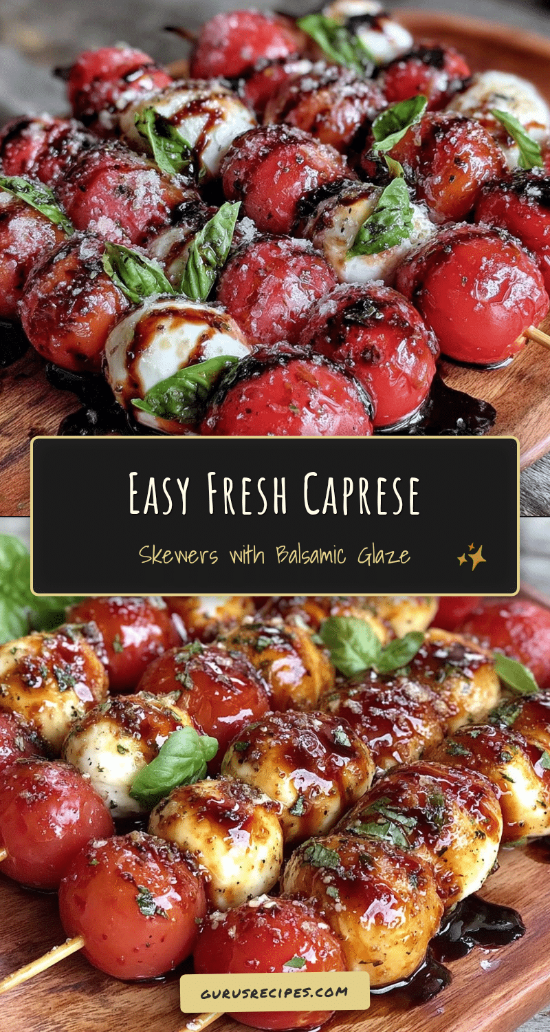 Caprese skewers recipe