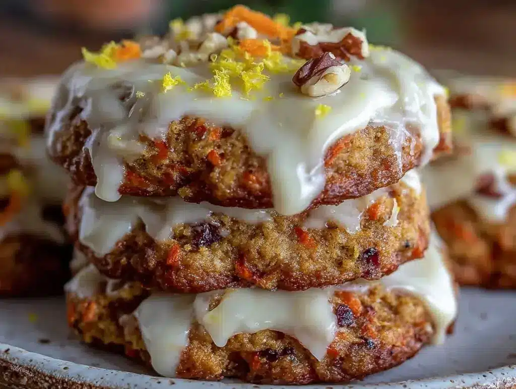 carrot cake cookies - featured image