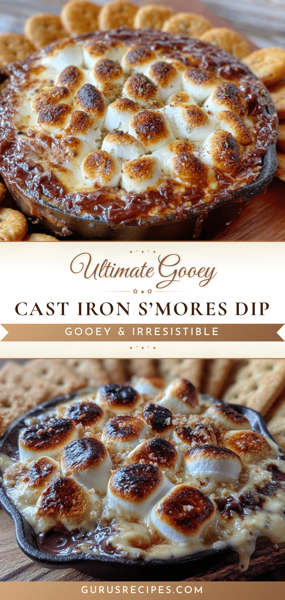 cast iron skillet s’mores dip recipe