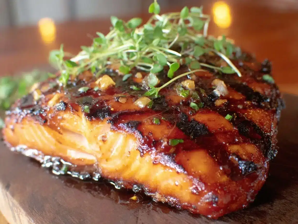 cedar plank grilled salmon preparation steps