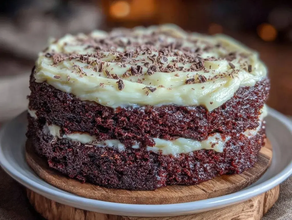 chocolate guinness layer cake - featured image