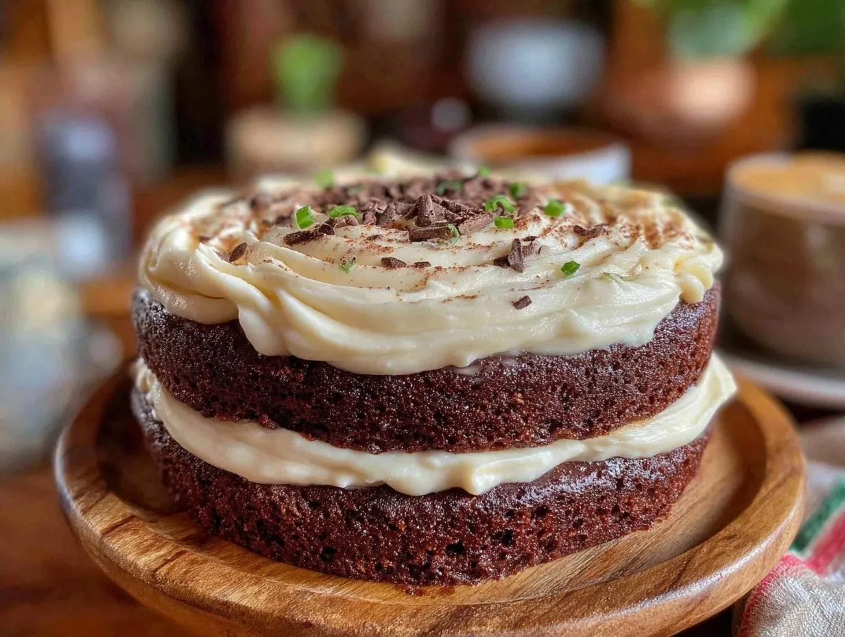 chocolate guinness layer cake preparation steps