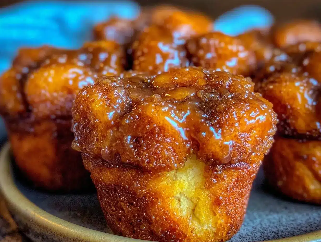 cinnamon sugar monkey bread muffins preparation steps