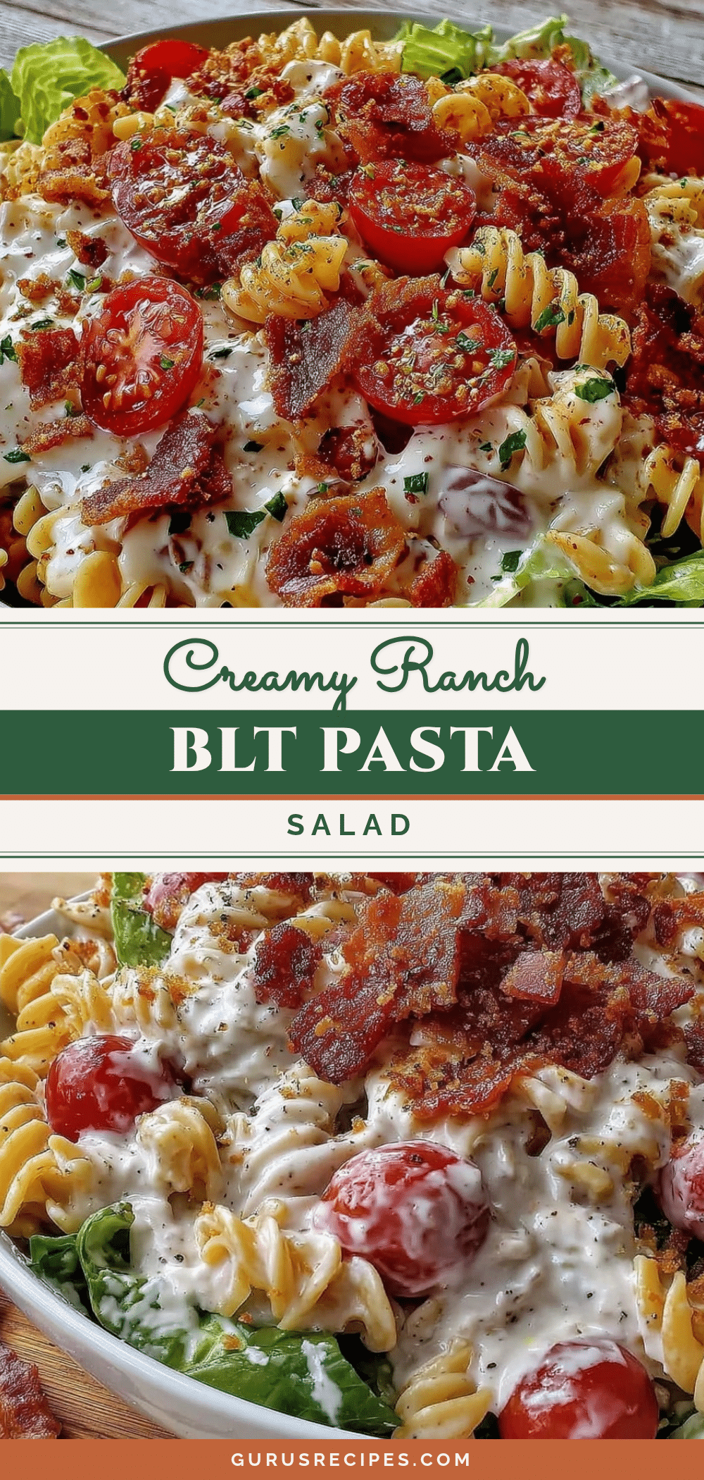 creamy blt pasta salad recipe