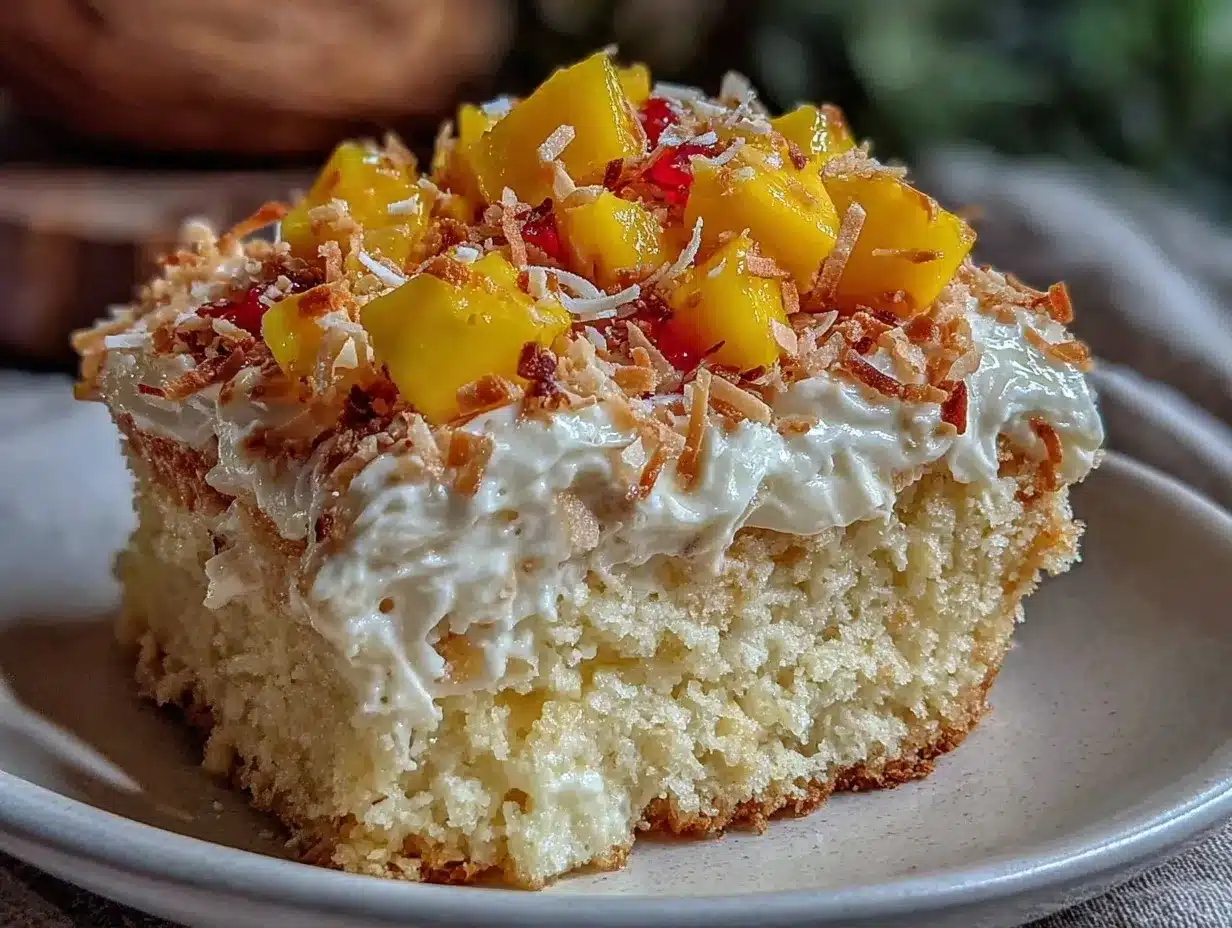 creamy coconut tres leches cake preparation steps