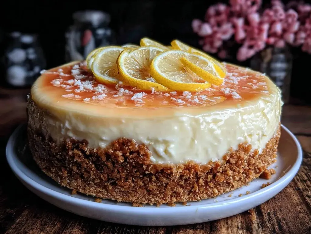 creamy frozen lemonade pie - featured image