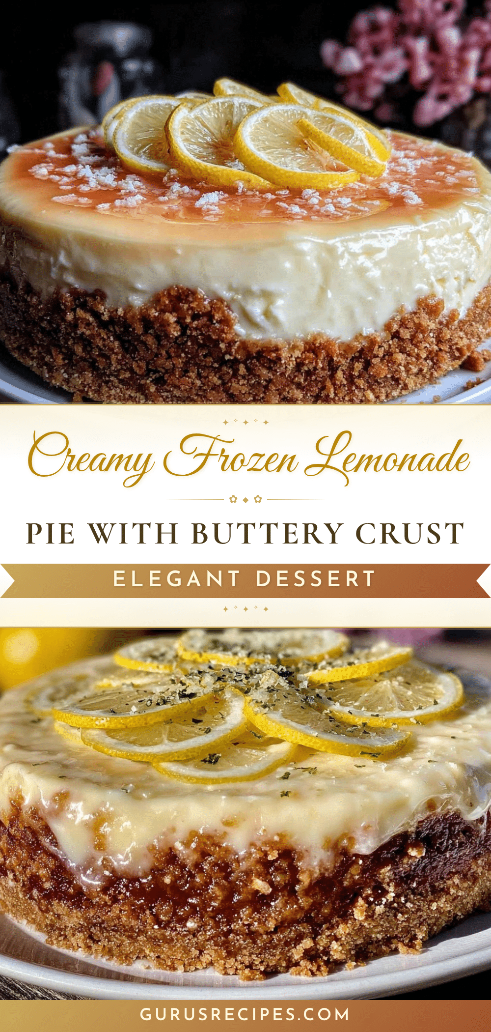 creamy frozen lemonade pie recipe