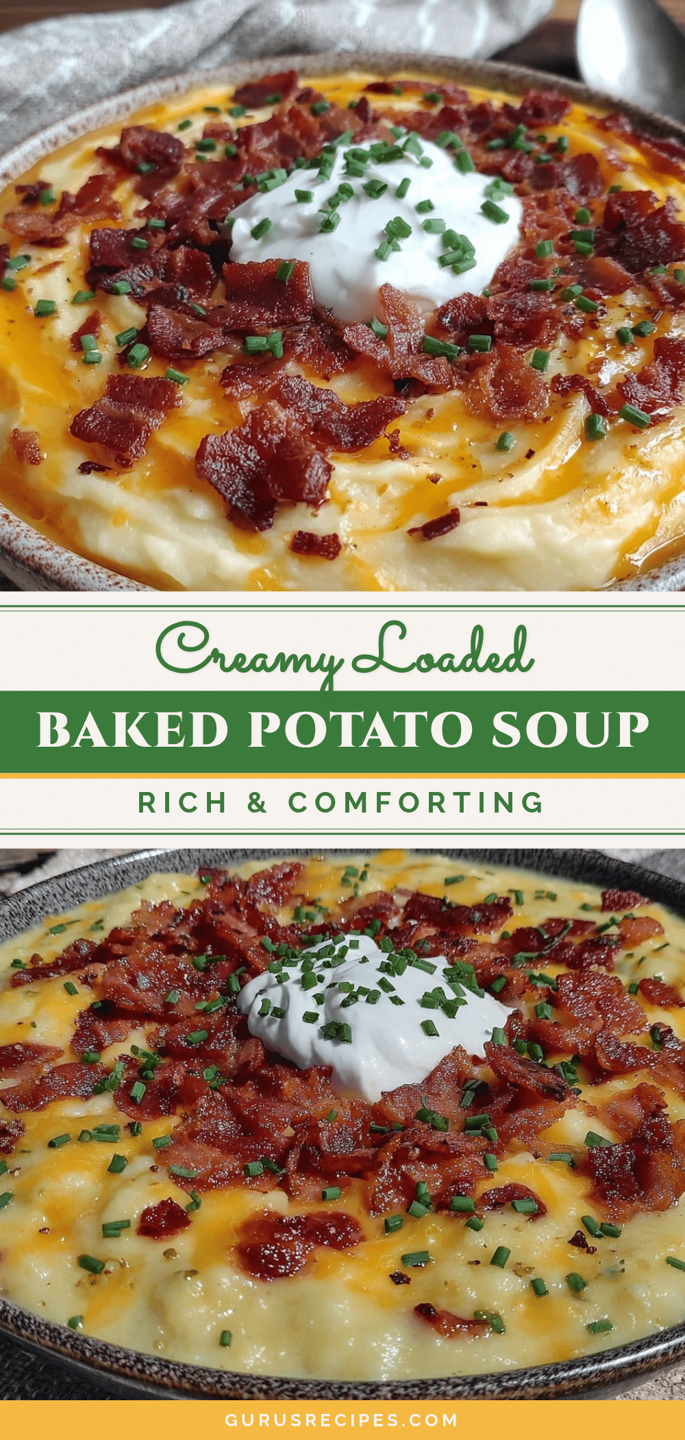 creamy loaded baked potato soup recipe