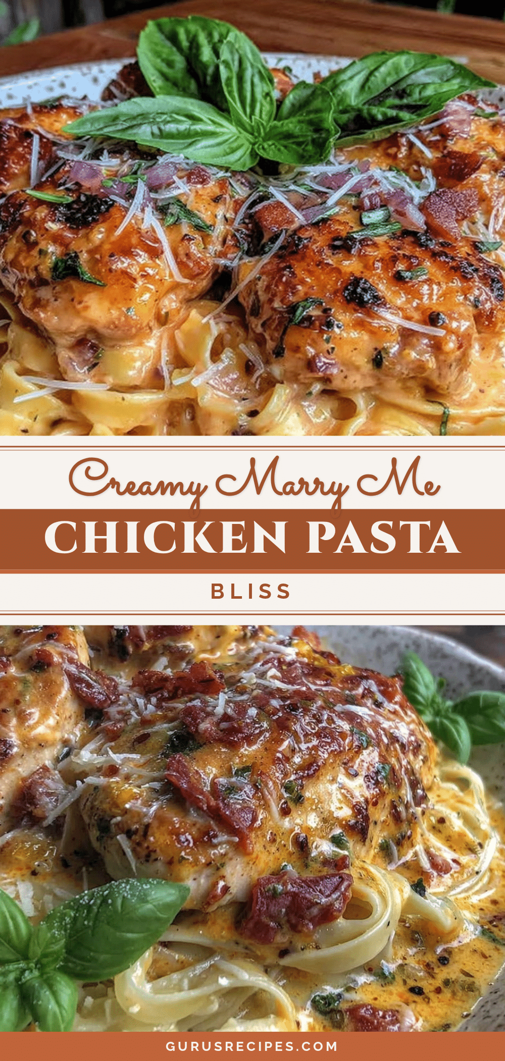 creamy marry me chicken pasta recipe