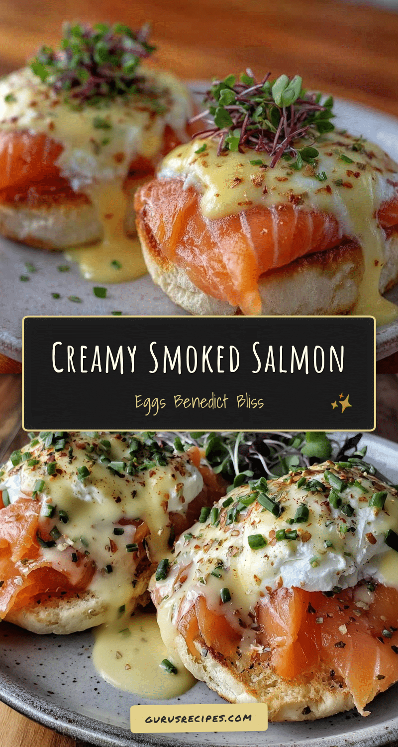 creamy smoked salmon eggs benedict recipe