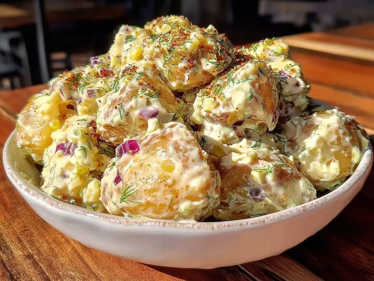 creamy southern potato salad preparation steps