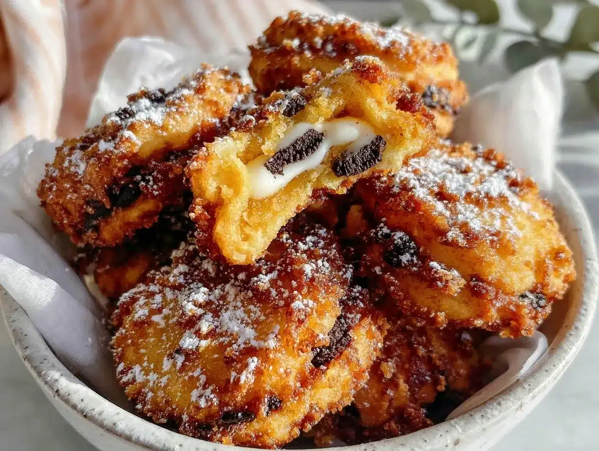 crispy air fryer Oreos preparation steps