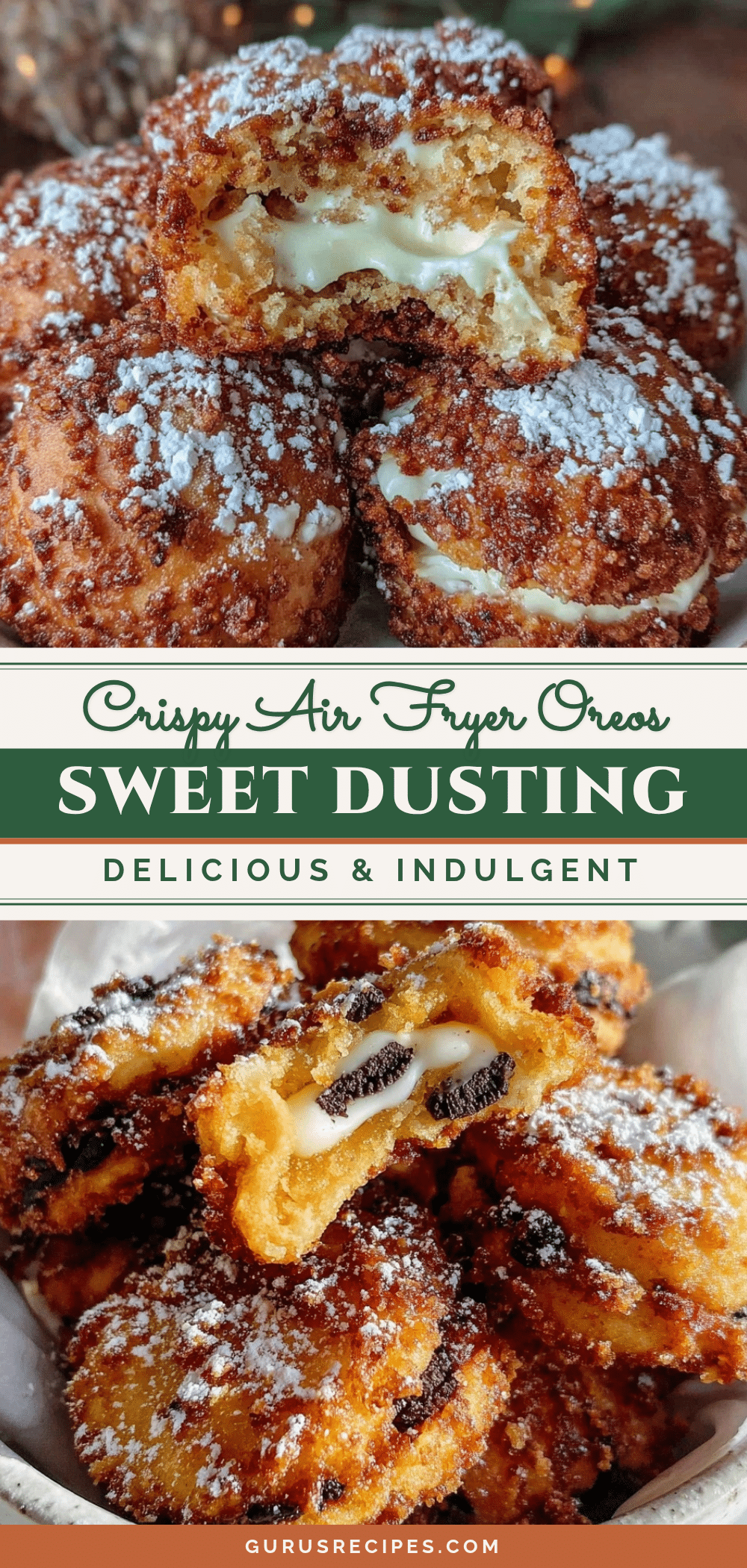 crispy air fryer Oreos recipe