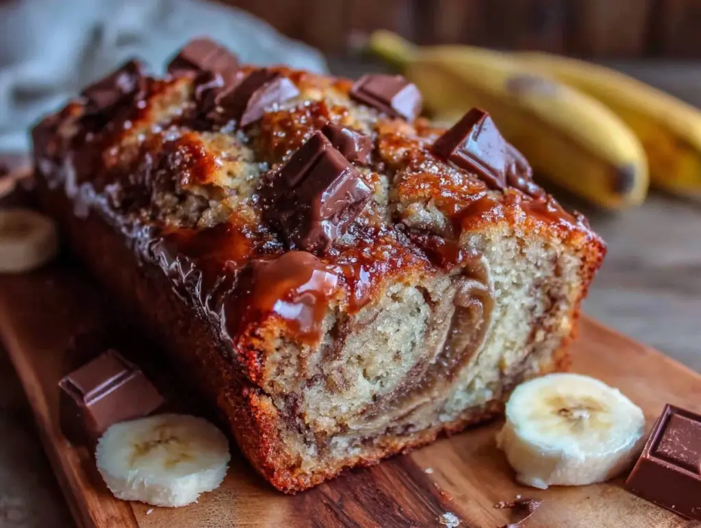 crispy browned butter banana bread - featured image