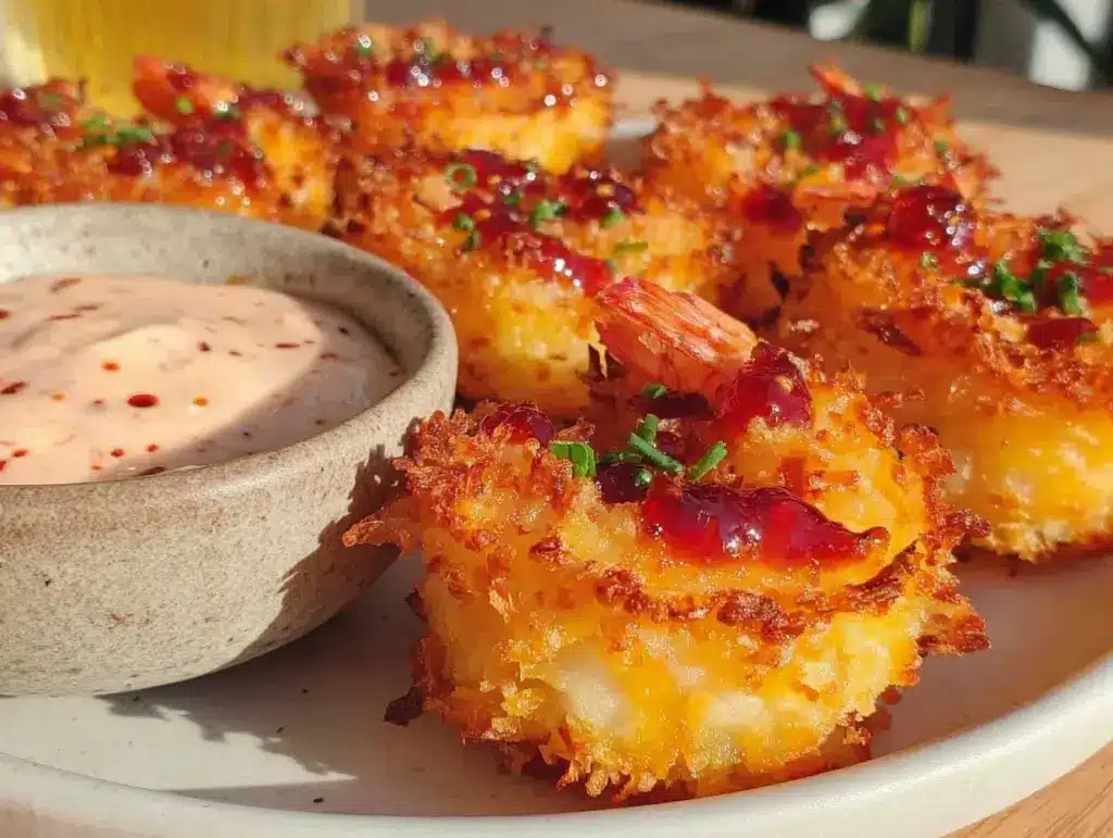 crispy firecracker shrimp bites - featured image