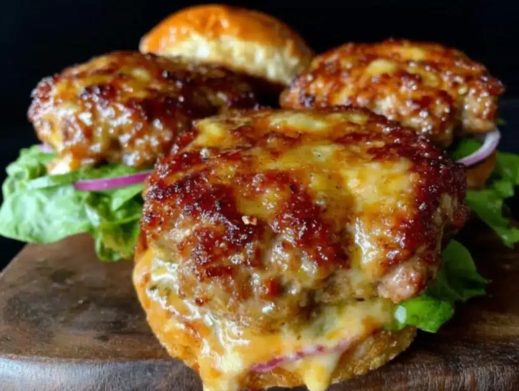 crispy garlic butter smash burgers - featured image
